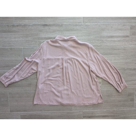 Eileen Fisher Silk Womens Top - Light Pink - Picture 4 of 4